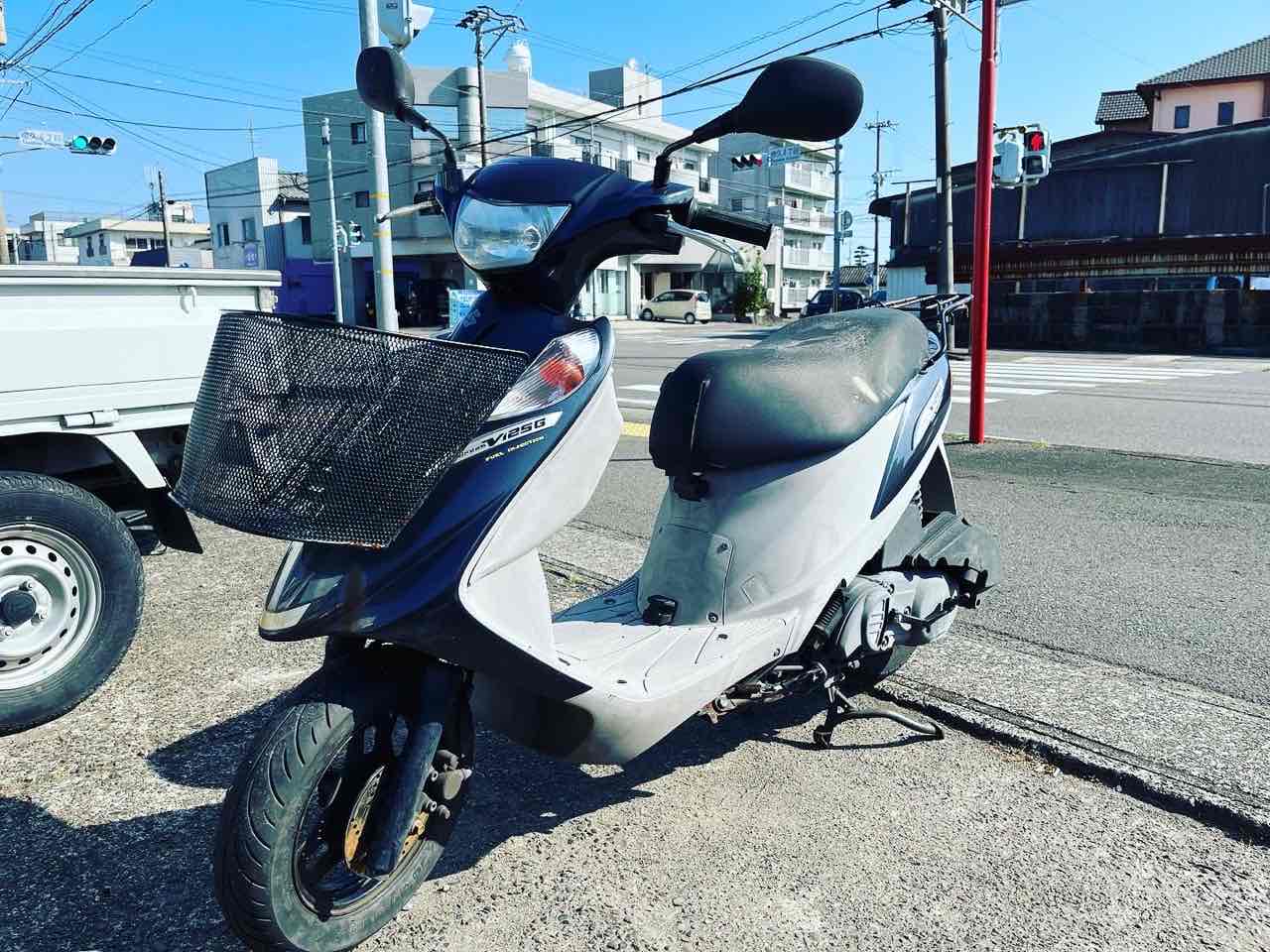 スクーター買取　熊本県上益城郡嘉島町バイクショップ様　SUZUKI　アドレスV125G　CF4EA型