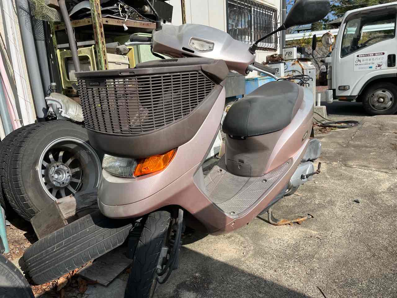 スクーター処分　熊本県玉名市バイクショップ様　HONDA　ディオチェスタ　AF62型