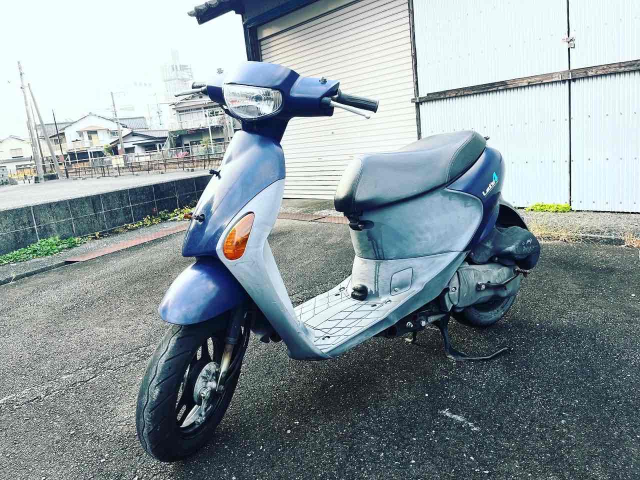 スクーター処分　熊本県水俣市バイクショップ様　SUZUKI　レッツ4　CA45A型