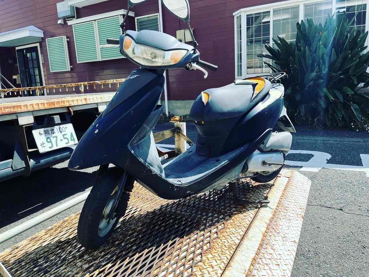 スクーター処分　宮崎県宮崎市バイクショップ様　HONDA　ディオ　AF62型
