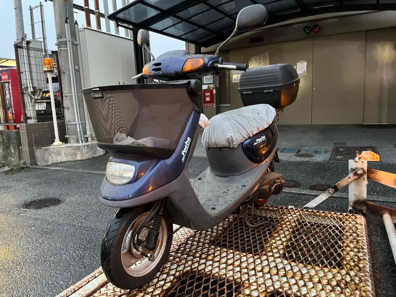 スクーター買取　熊本市中央区中央街S様　YAMAHA　ジョグポシェ　SA08J型