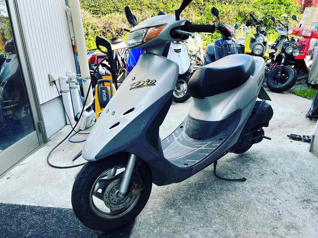 スクーター処分　熊本県荒尾市バイクショップ様　HONDA　ライブディオ　AF35型