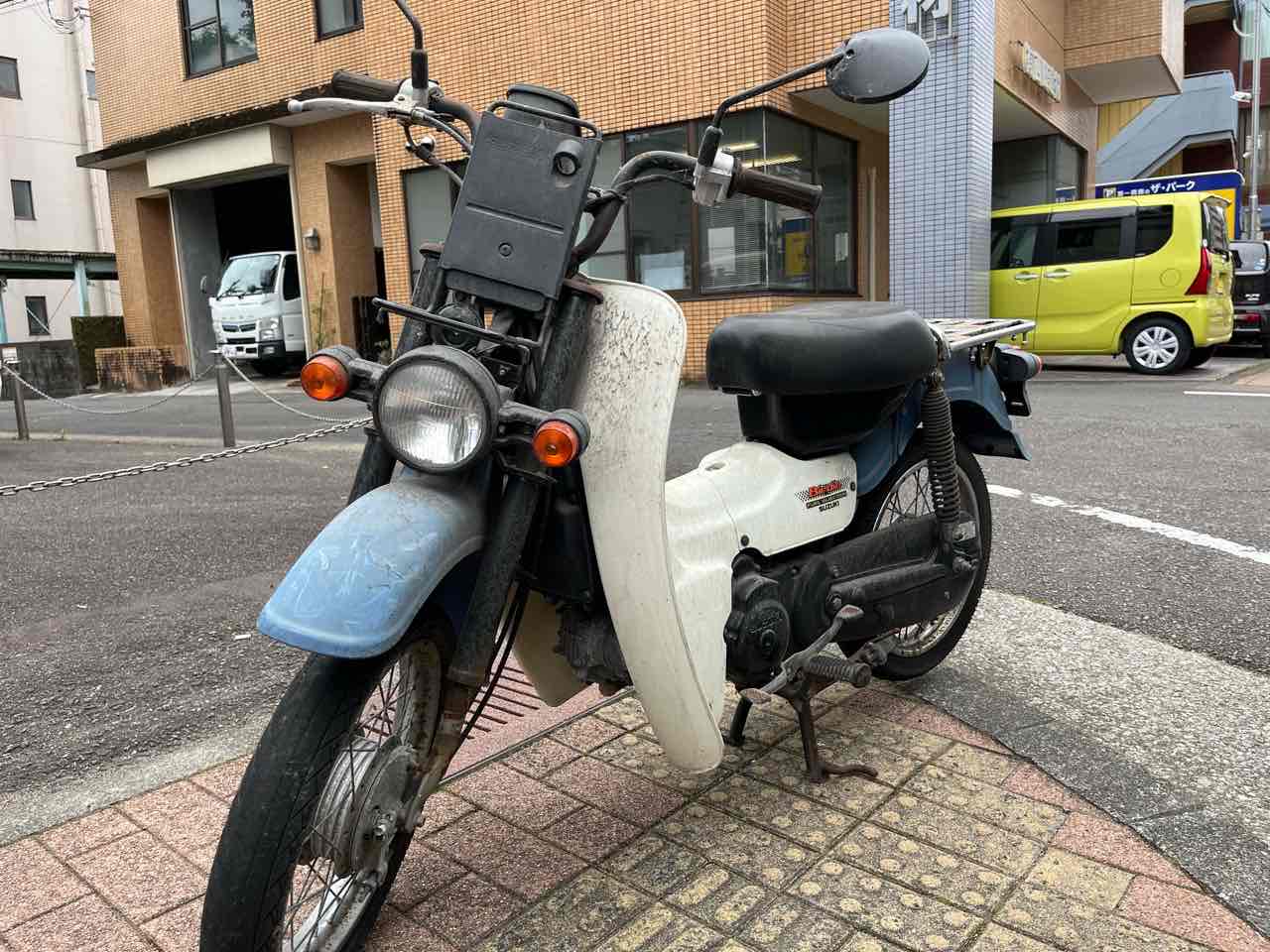 バイク処分　宮崎県宮崎市バイクショップ様　SUZUKI　バーディ　BA43A型