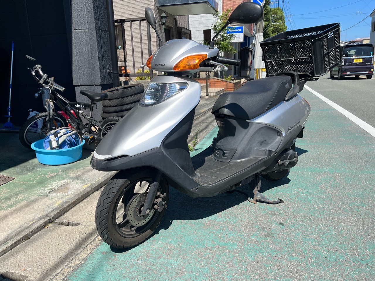 スクーター買取　福岡県大牟田市バイクショップ様　HONDA　スペイシー100　JF13型