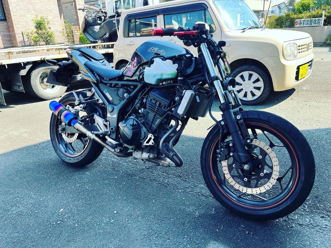 オートバイ査定買取熊本市　みのまるバイク　熊本市　東区　長嶺西2丁目　KAWASAKI　ニンジャ250　EX250L型