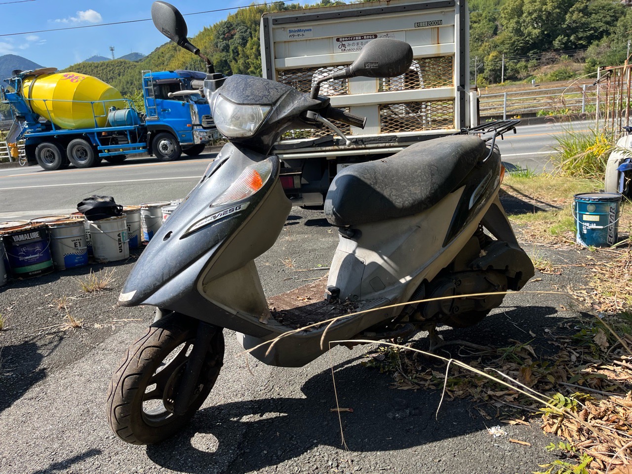 スクーター買取　熊本市中央区バイクショップ様　SUZUKI　アドレスV125G　CF46A型