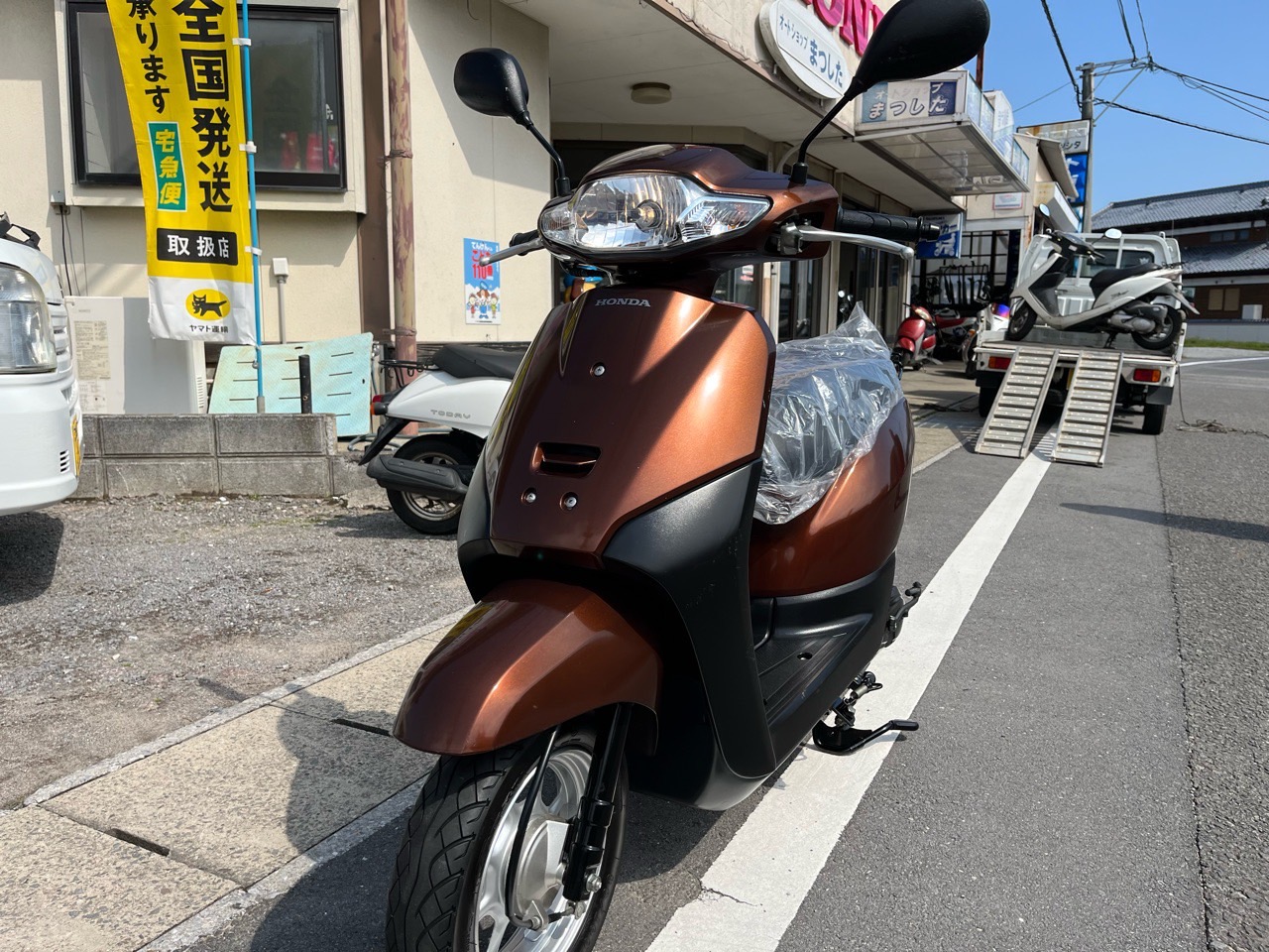 良質スクーター高価買取　長崎県島原市バイクショップ様　HONDA　タクト　AF79型