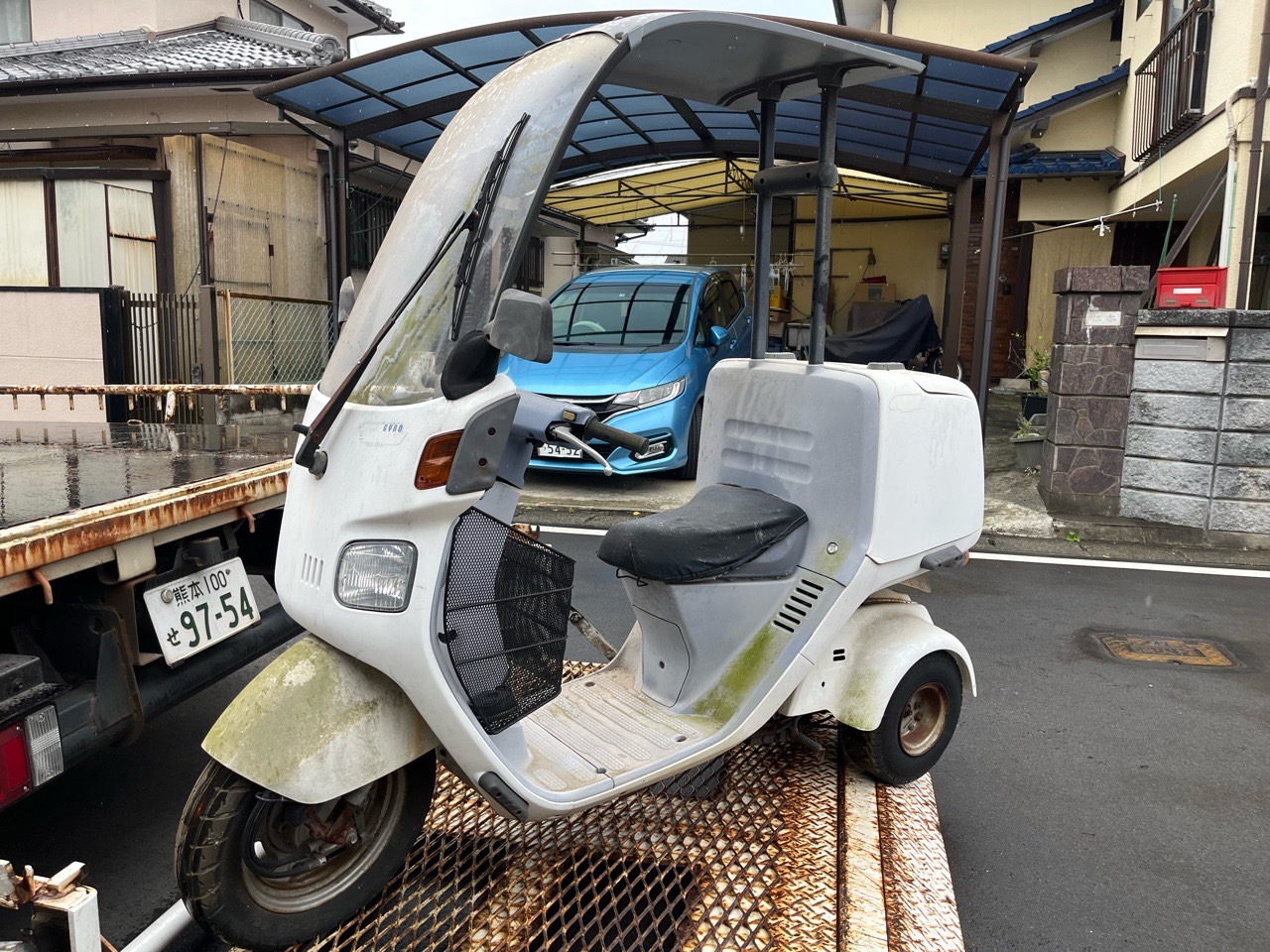 スクーター買取　合志市須屋K様　HONDA　ジャイロキャノピー　TA02型