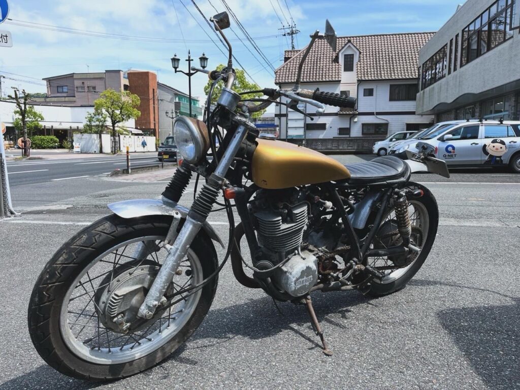 オートバイ買取　天草市太田町F様　YAMAHA　SR400改　1JR型