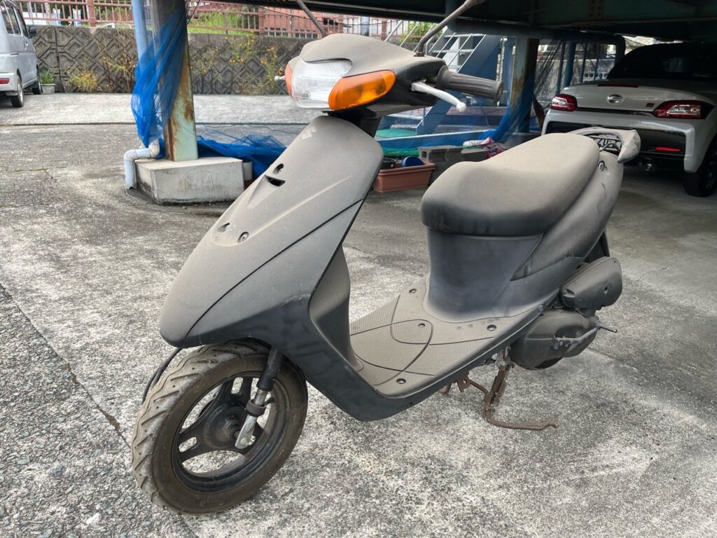 スクーター無料引取　玉名市岱明町バイクショップ様　SUZUKI　レッツⅡ　CA1PA型