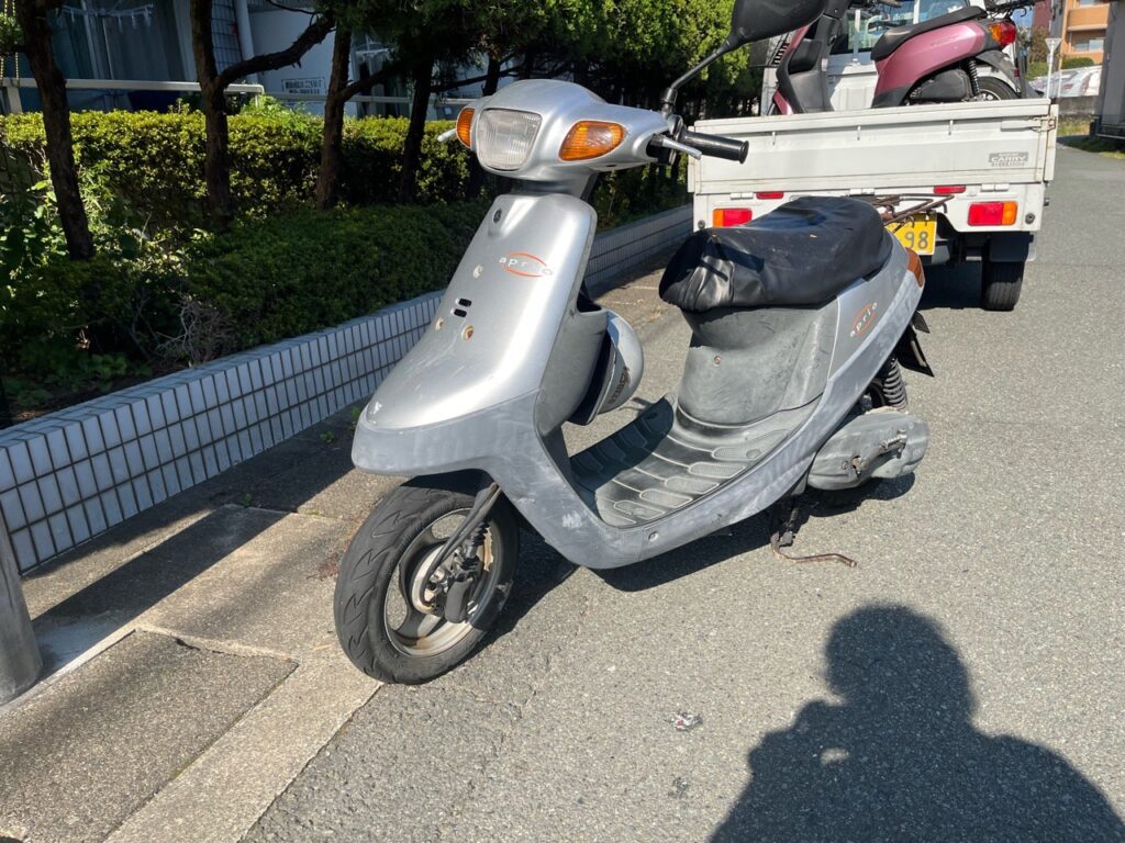 スクーター買取　熊本市中央区水前寺5丁目N様　YAMAHA　ジョグアプリオ　SA11J型