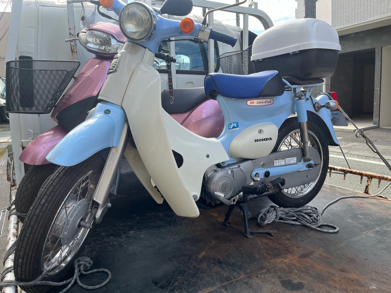 バイク買取　熊本市西区島崎7丁目H様　HONDA　リトルカブ　AA01型　即日お伺い