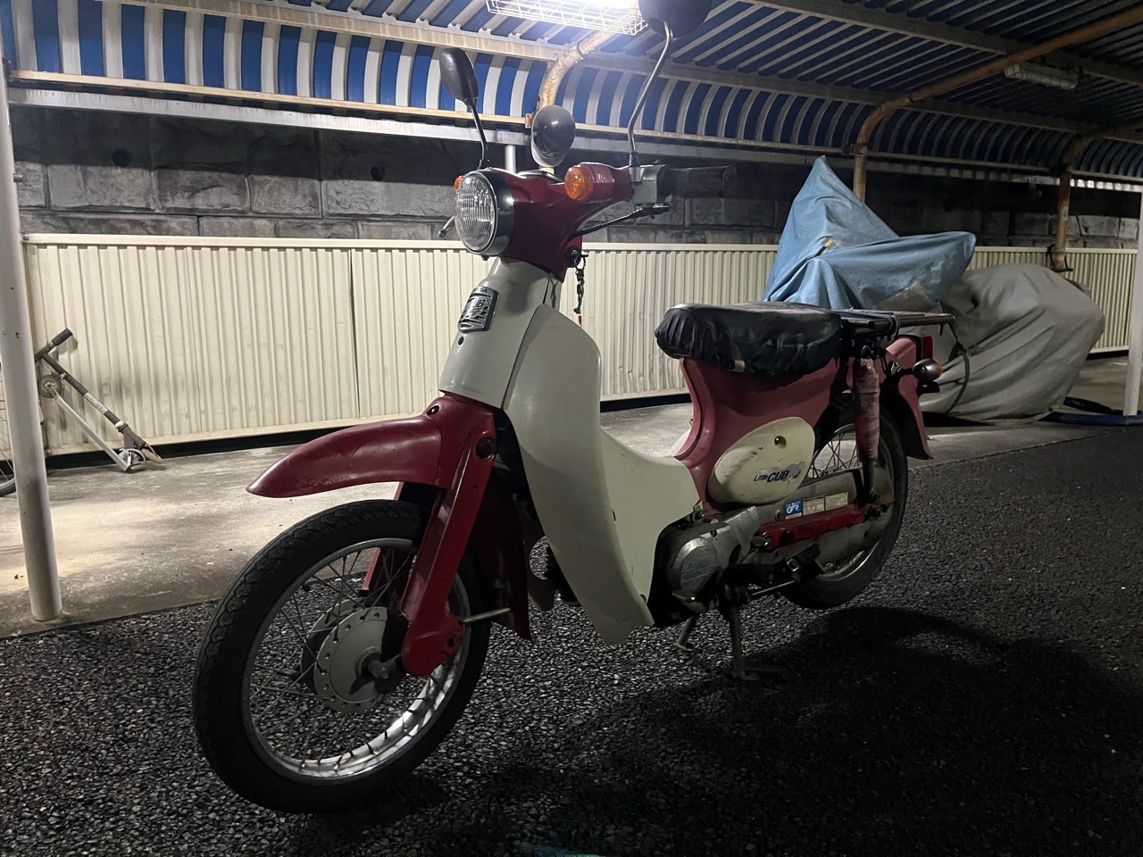 バイク引取処分　熊本市北区清水万石4丁目M様　HONDA　リトルカブ　C50型