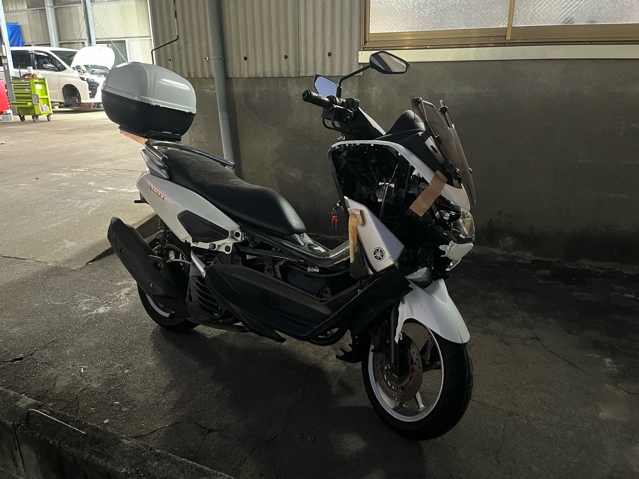 スクーター買取　熊本市南区日吉1丁目S様　YAMAHA　N MAX 125（SE86J型）事故車