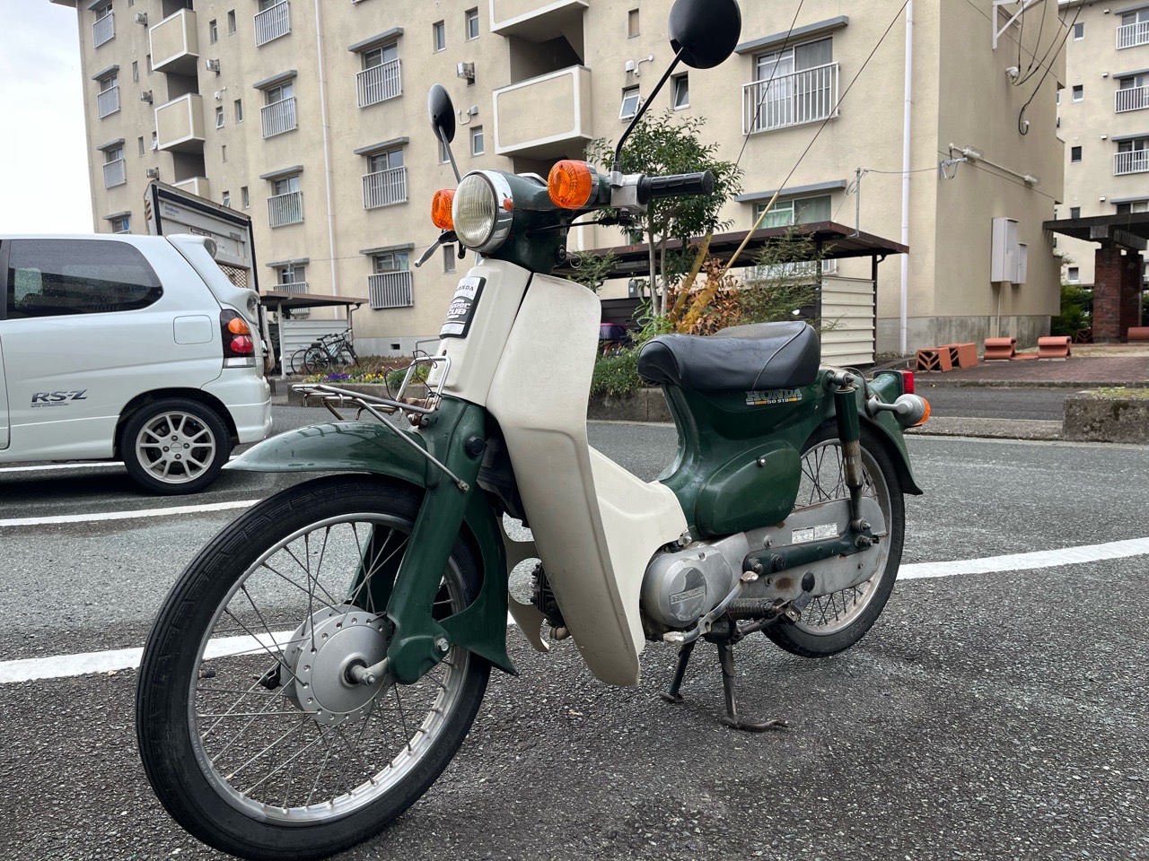 バイク買取　熊本市中央区八王寺町S様　HONDA　スーパーカブ50　C50型　即日お伺い