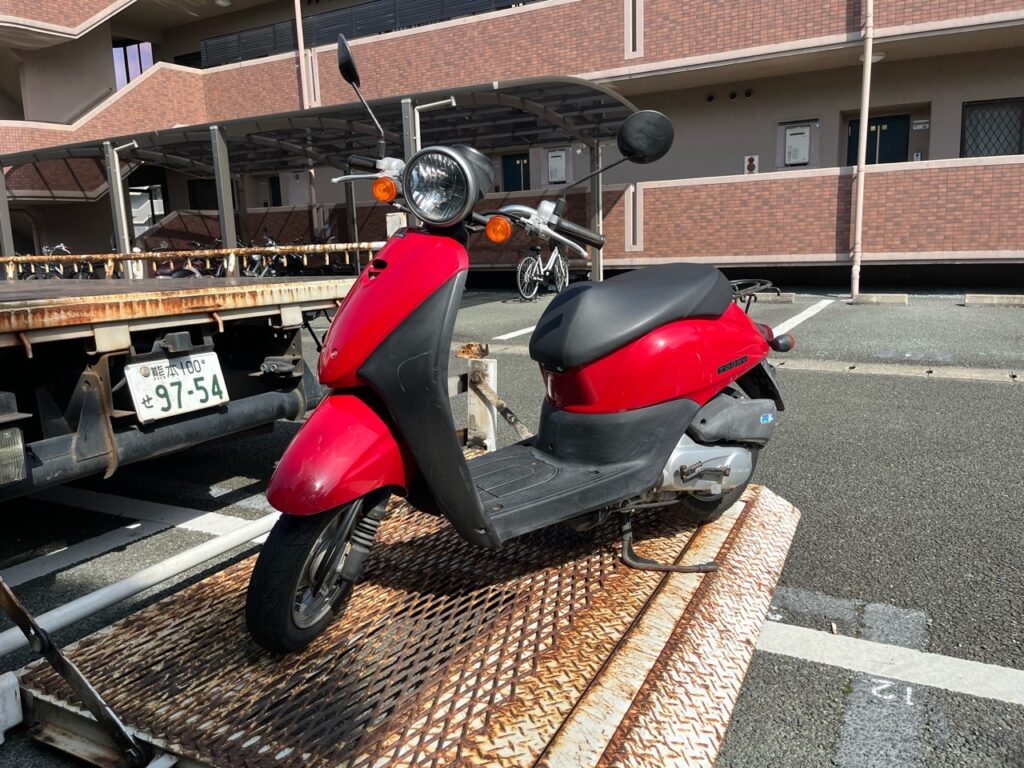熊本市中央区帯山7丁目H様　HONDA　トゥデイ　AF67型　即日お伺い