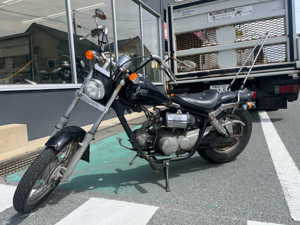 福岡県大牟田市バイクショップ様　HONDA　ジャズ　AC09型