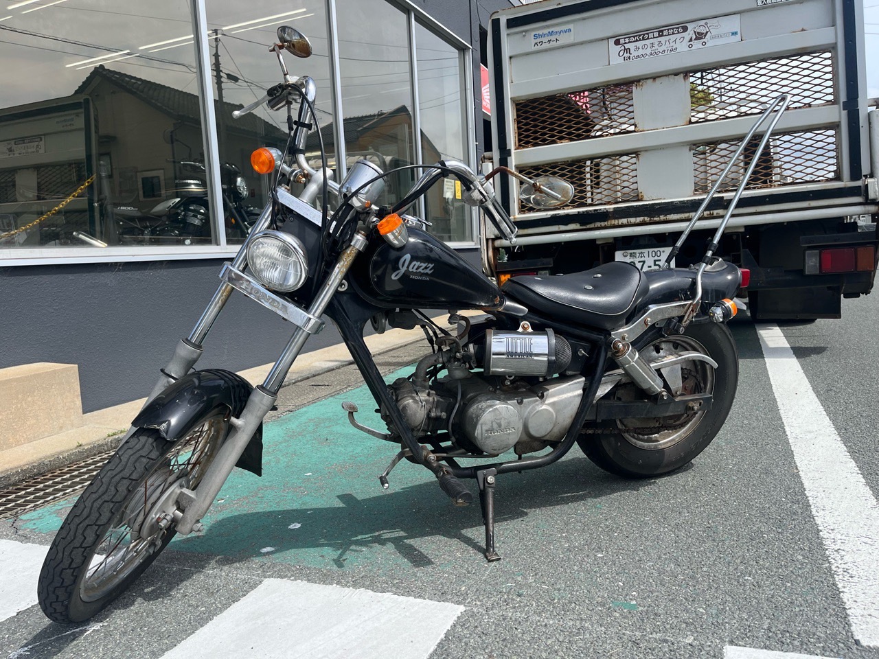 福岡県大牟田市バイクショップ様　HONDA　ジャズ　AC09型