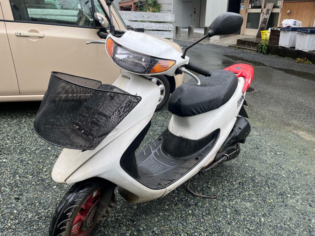 熊本市中央区水道町M様　HONDA　ライブディオZX　AF35型