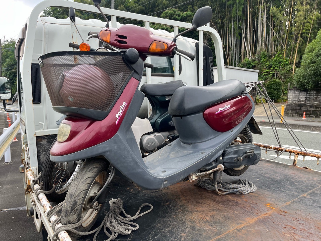 山鹿市鹿央町千田F様　YAMAHA　ジョグポシェ　SA08J型