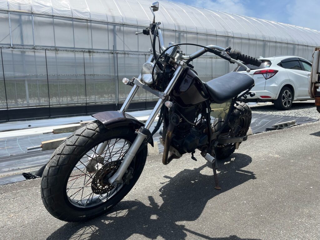 玉名市横島町横島Y様　YAMAHA　TW200改　DG07J型