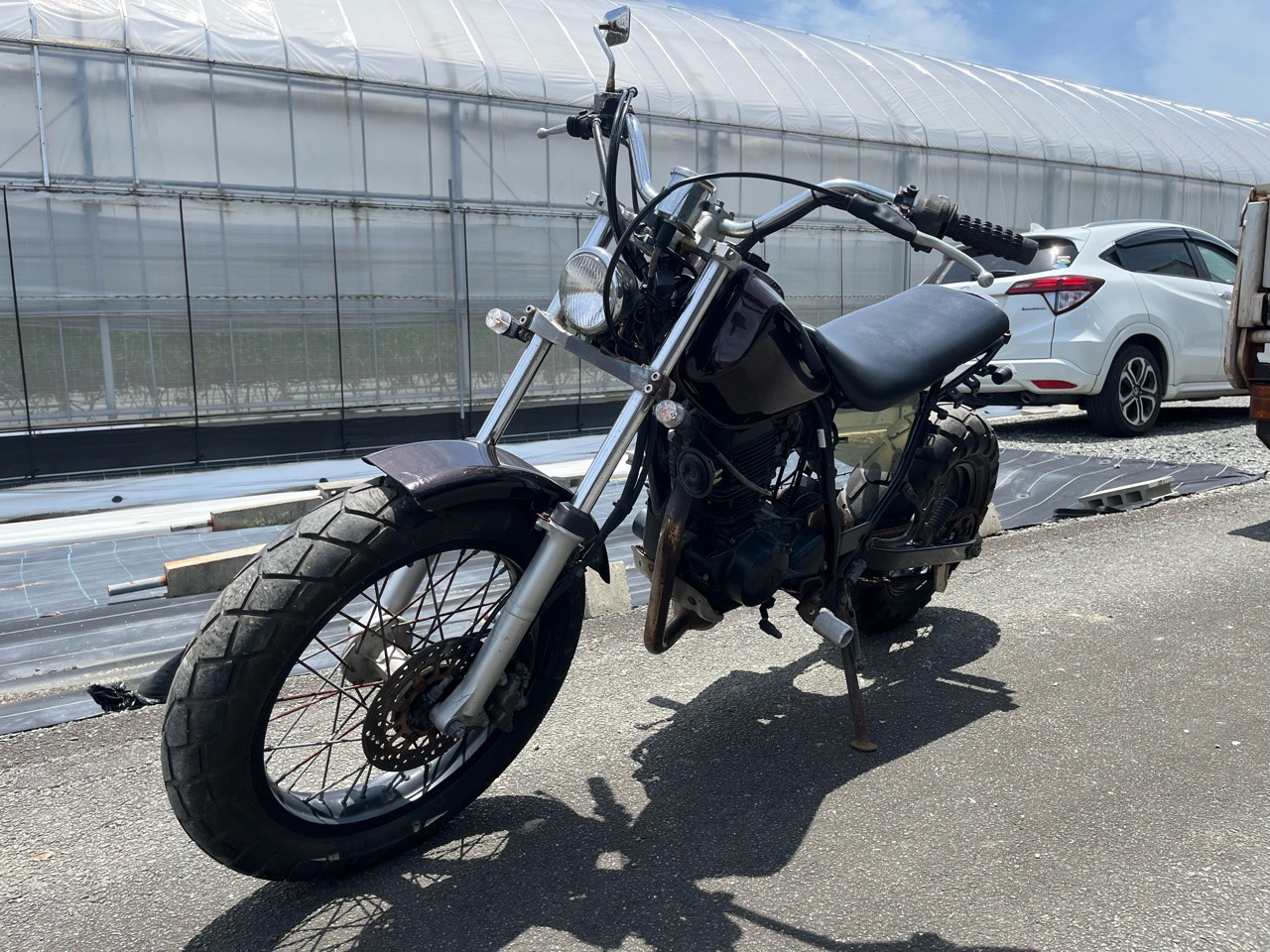 玉名市横島町横島Y様　YAMAHA　TW200改　DG07J型
