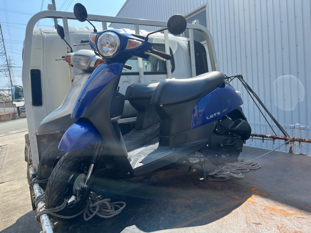 熊本市東区桜木1丁目E様　SUZUKI　レッツ　CA4AA型