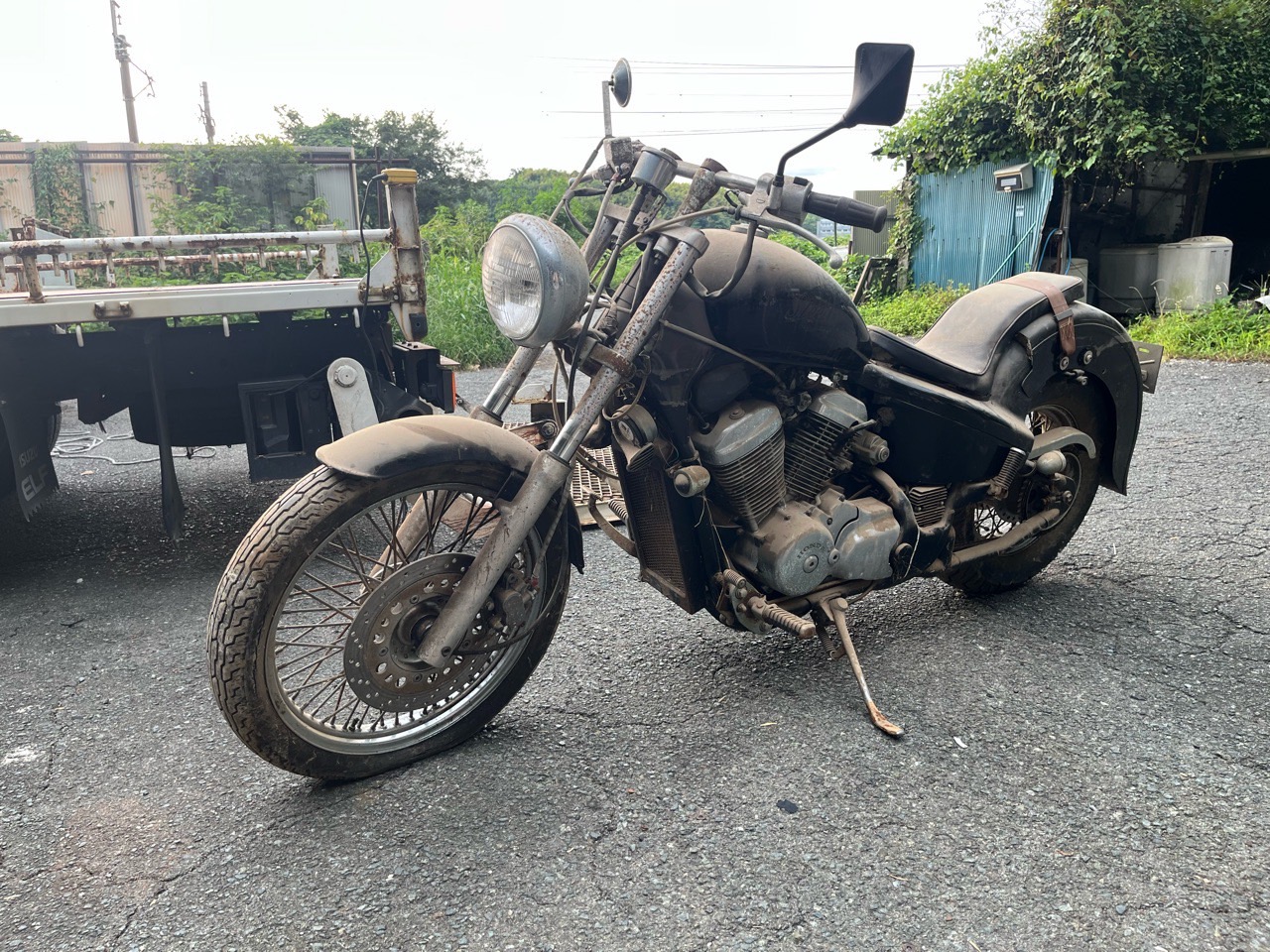 玉名市岱明町高道T様　HONDA　スティード400　NC26型　即日お伺い