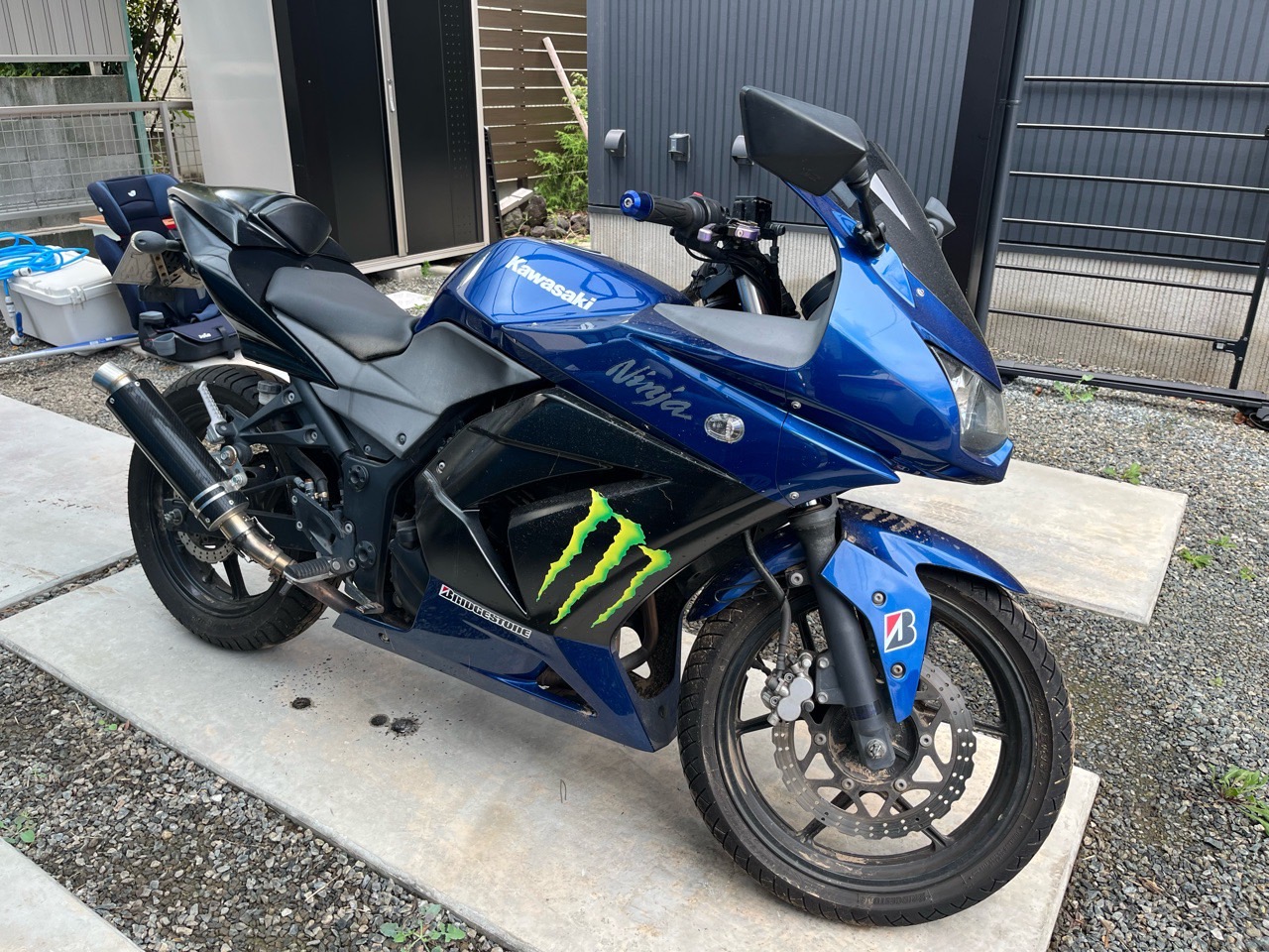 熊本市西区島崎2丁目M様　KAWASAKI　ニンジャ250R（EX250K型）即日お伺い