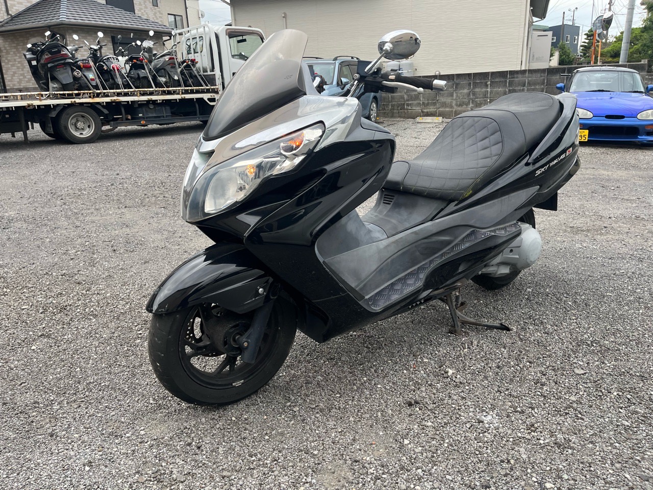 熊本市南区土河原町H様　SUZUKI　スカイウエイブ250　CJ44A型　即日お伺い