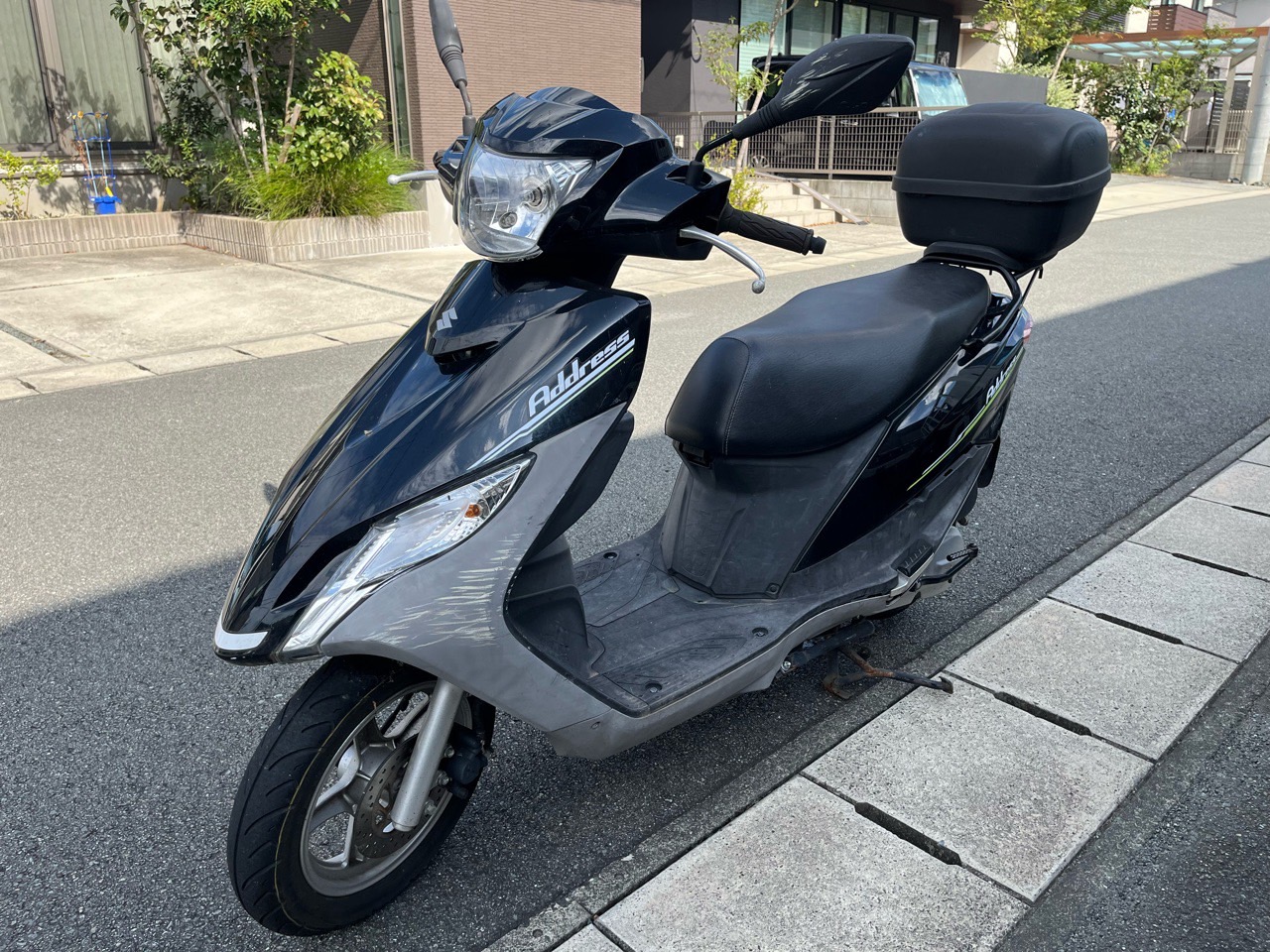 熊本市北区龍田7丁目T様　SUZUKI　アドレス125　DT11A型　即日お伺い