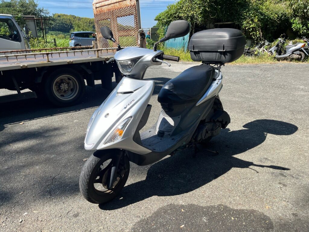 熊本市北区下硯川町T様　SUZUKI　アドレスV125S（CF4MA型）即日お伺い