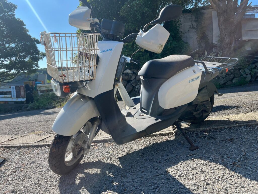 熊本県八代市バイクショップ様　YAMAHA　ギア　UA08J型