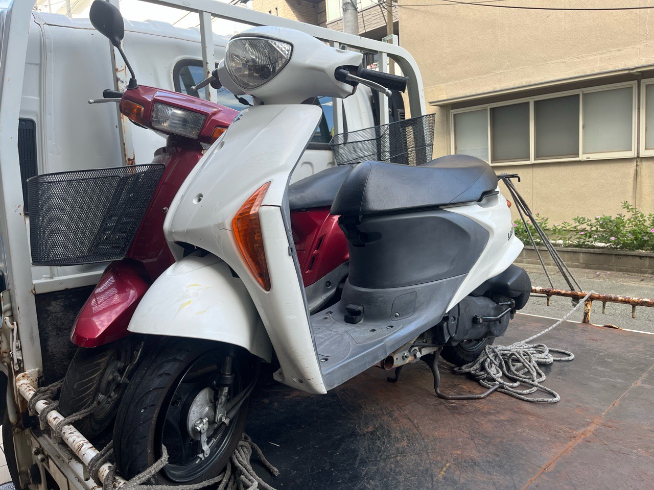 熊本市東区京塚本町Y様　SUZUKI　レッツ5　CA45A型　※事故車　※秋の買取祭対象車