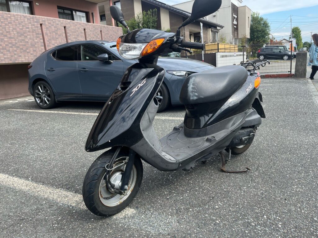 熊本市南区近見7丁目M様　YAMAHA　ジョグ　SA36J型　即日お伺い　※秋の買取祭対象車