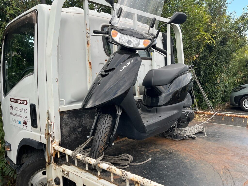 熊本市中央区坪井1丁目S様　YAMAHA　ジョグ　SY01型　即日お伺い　※秋の買取祭対象車