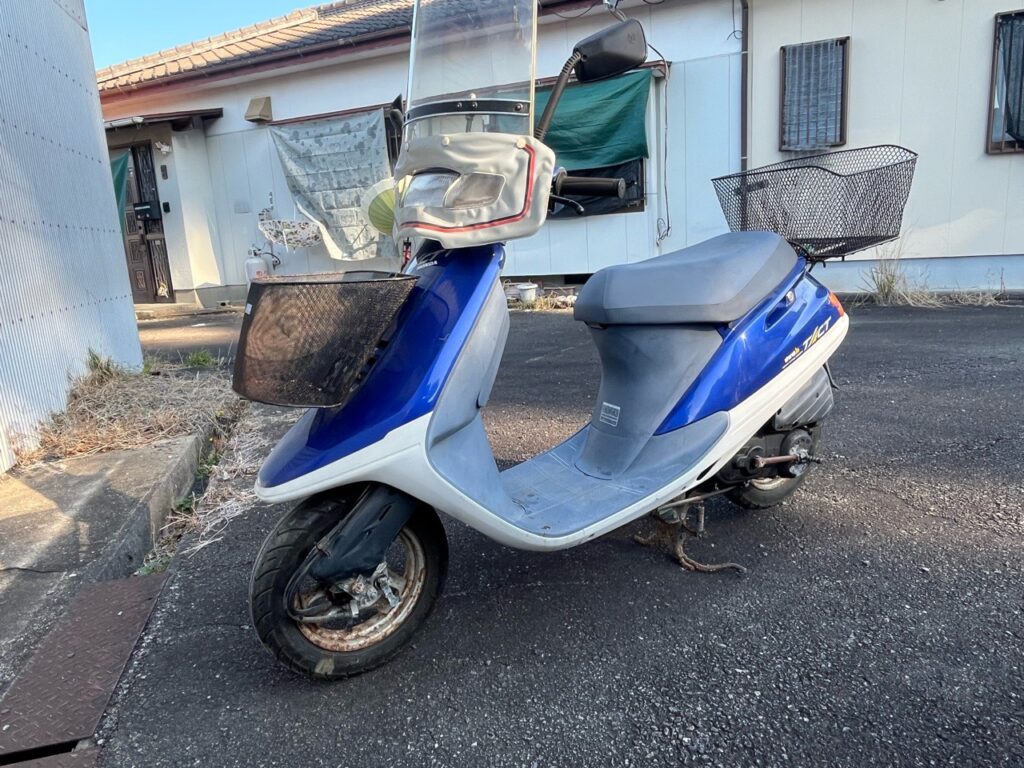 スクーター引取処分　熊本　みのまるバイク　水俣市　旭町　HONDA　タクト　AF24型