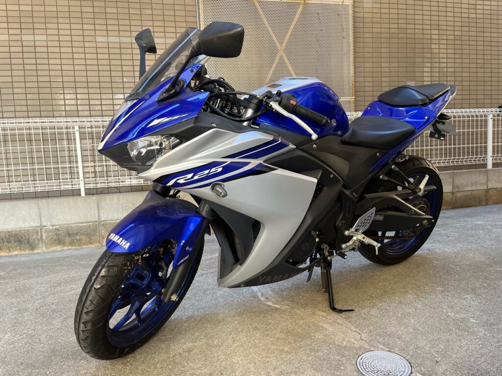 熊本市南区平田2丁目S様　YAMAHA　YZF R25　RG10J型